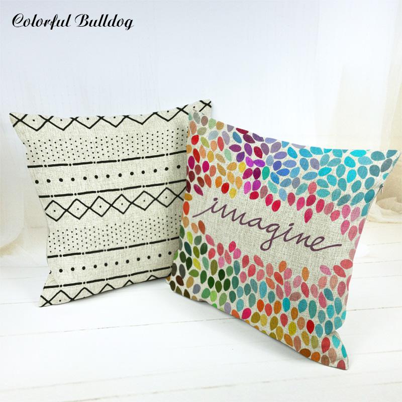 Decorative Pillows For Home Sofa Car Seat Colorful Raindrop Geometric Rectangle Rhombus Square Striped Dot Cushion Cover Brand
Decorative Pillows For Home Sofa Car Seat Colorful Raindrop Geometric Rectangle Rhombus Square Striped Dot Cushion Cover Brand