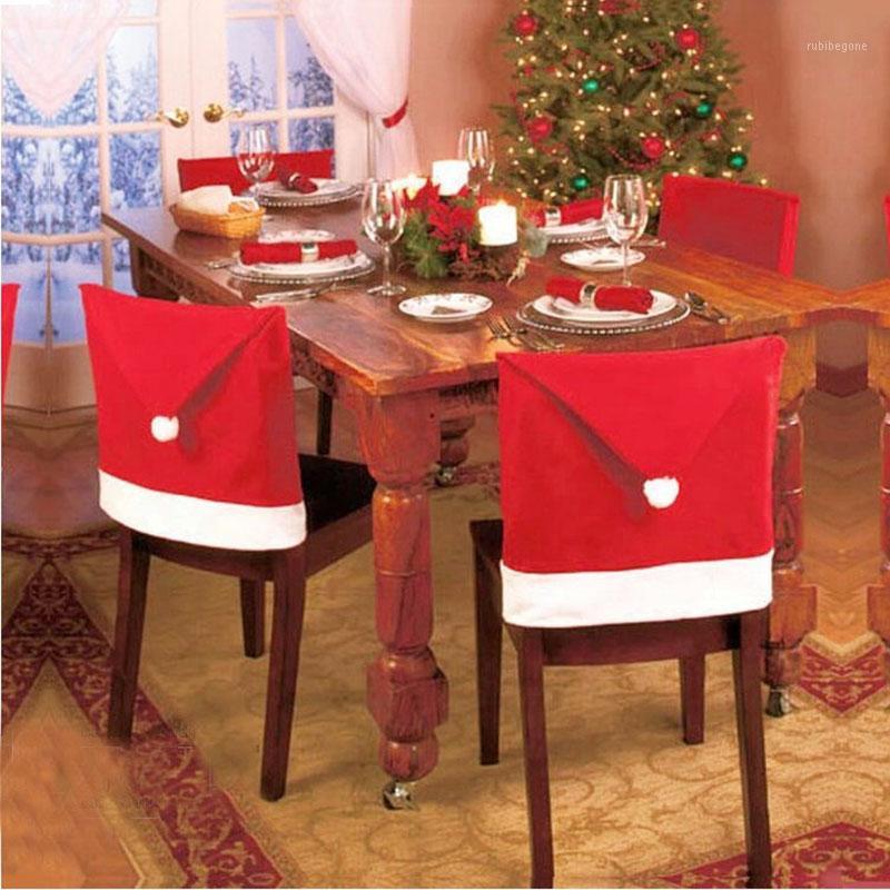 Christmas Santa Claus Cotton Chair Cover Non-woven Table Red Hat Back Xman Home Decorations 60cmX50cm Covers
Christmas Santa Claus Cotton Chair Cover Non-woven Table Red Hat Back Xman Home Decorations 60cmX50cm Covers