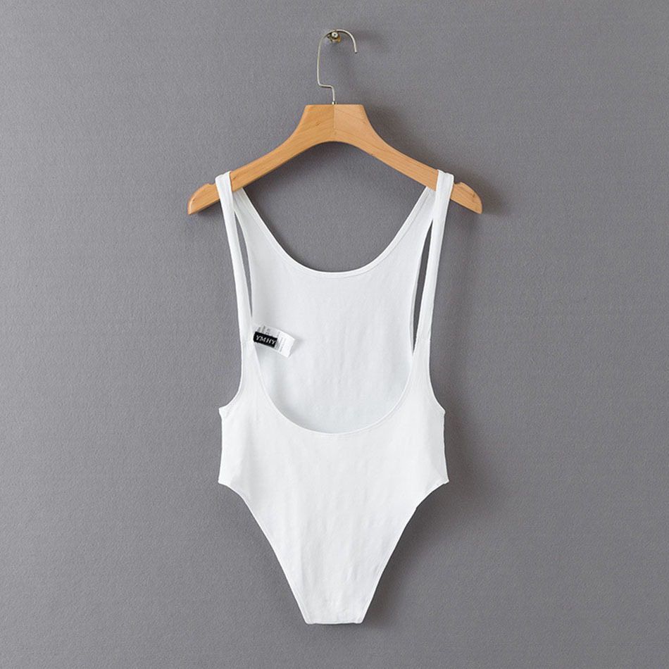 New Fall Winter Backless Bodysuit Women Slim Rompers Sleeveless Hot Bodysuits Beige Striped Sexy Body Suit Drop shipping 201007