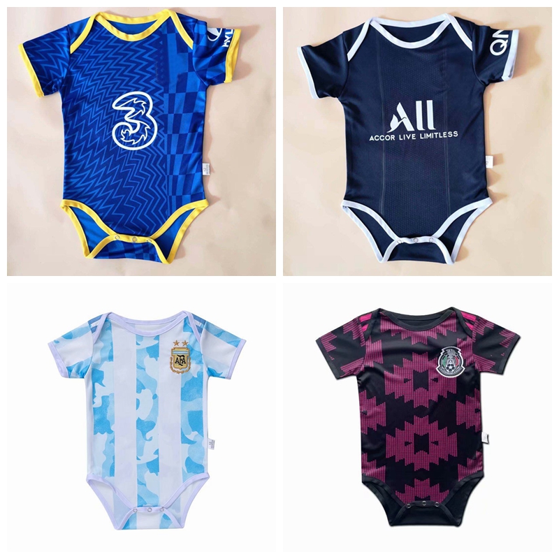 2021 2022 Soccer Jerseys Argentina milan mexico Paris Japan Germany france KANTE HAVERTZ MBAPPE Real Madrid Baby Rompers Boy Girl Romper Jumpsuit Clothes Outfits, Baby 28
2021 2022 Soccer Jerseys Argentina milan mexico Paris Japan Germany france KANTE HAVERTZ MBAPPE Real Madrid Baby Rompers Boy Girl Romper Jumpsuit Clothes Outfits, Baby 28
