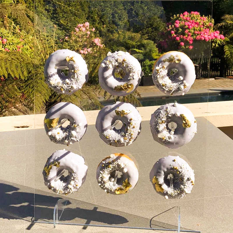 Wooden Wall Holds Donut Boards Stand Hanging Donuts Table Wedding Decoration Accessories Baby Shower Kids Birthday Party Decor P0831
Wooden Wall Holds Donut Boards Stand Hanging Donuts Table Wedding Decoration Accessories Baby Shower Kids Birthday Party Decor P0831