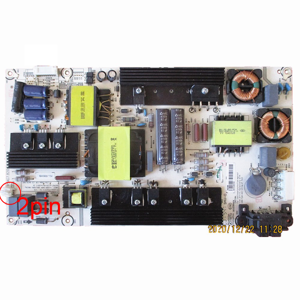 Original LED Power Supply Board Television PCB Board Unit RSAG7.820.6106 HLL-5060WN For Hisense LED55K220 LED58K220