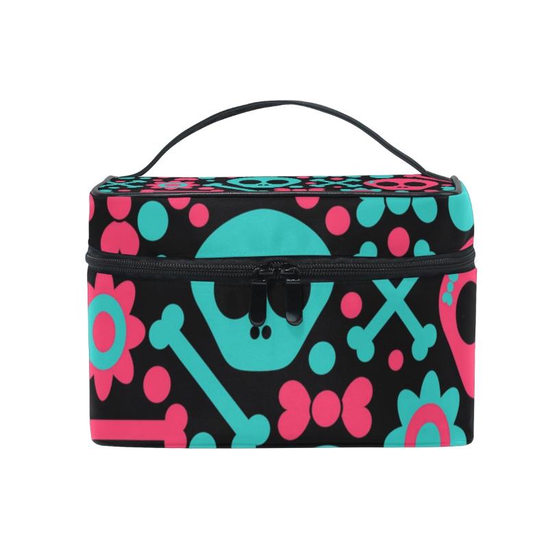 FengJu Cosmetic Bag Portable Travel Organizer Hanging Toiletry Case Storage Tote for Girls Woman Green Red Skulls, As pic
FengJu Cosmetic Bag Portable Travel Organizer Hanging Toiletry Case Storage Tote for Girls Woman Green Red Skulls, As pic