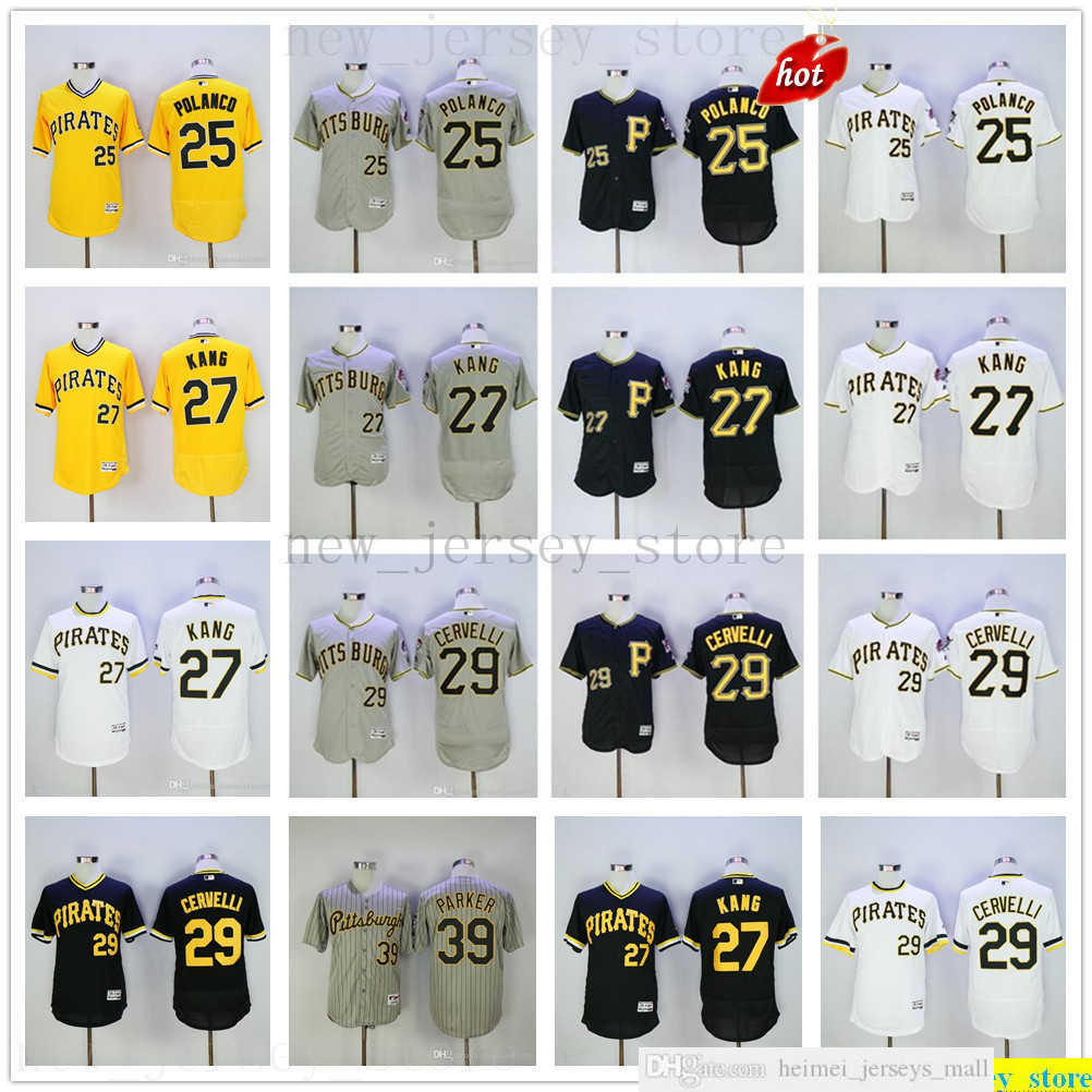 2019th Mens Women Youth Baseball 25 Gregory Polanco Jerseys Stitched 27 Jung Ho Kang 29 Francisco Cervelli Jersey gray white black yellow, Blue;black
2019th Mens Women Youth Baseball 25 Gregory Polanco Jerseys Stitched 27 Jung Ho Kang 29 Francisco Cervelli Jersey gray white black yellow, Blue;black