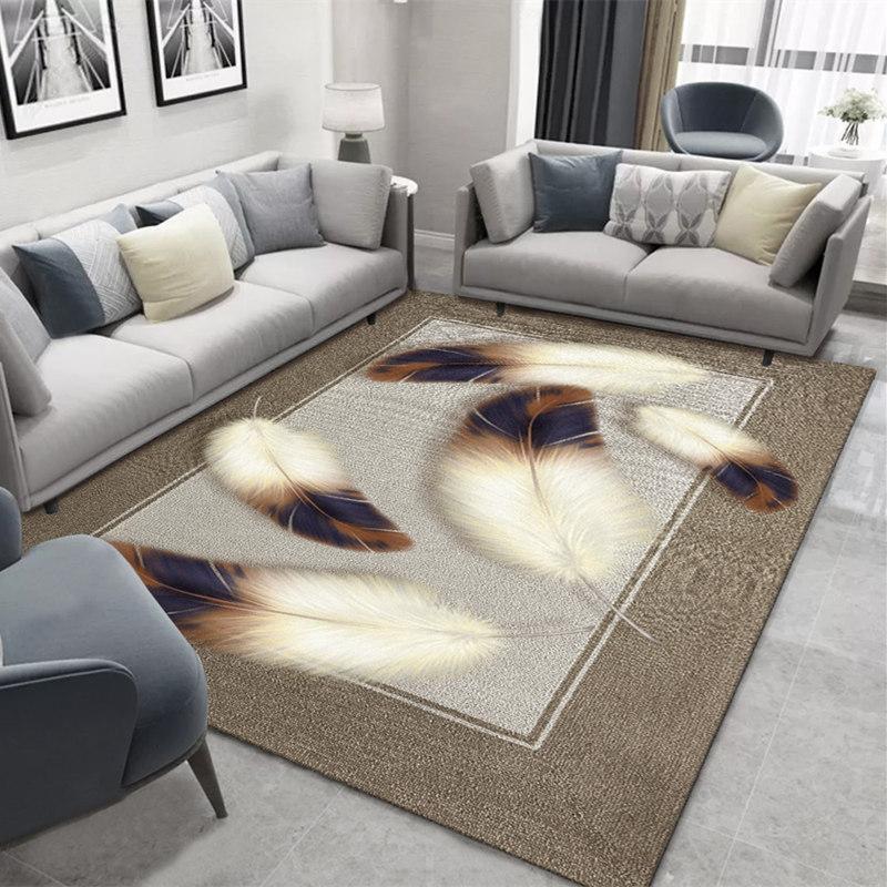Carpets Professional Gold Feather Carpet Living Room Table Rug Modern Light Luxury Nordic Kids Bedroom Large Rugs Sofa Floor Hallway
Carpets Professional Gold Feather Carpet Living Room Table Rug Modern Light Luxury Nordic Kids Bedroom Large Rugs Sofa Floor Hallway