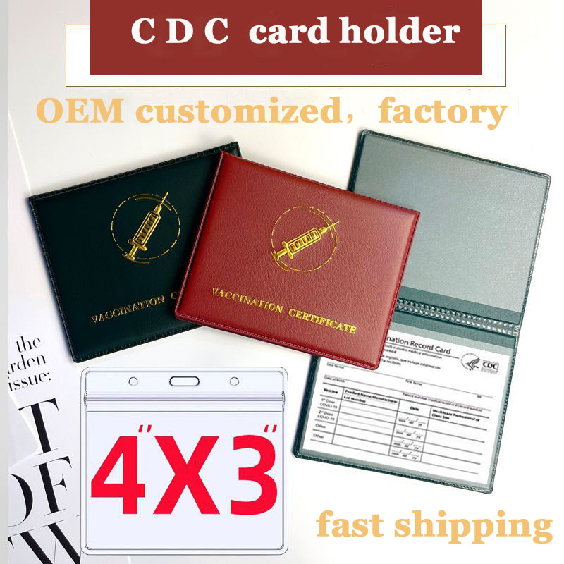 Spot CDC transparent 4x3 inch PVC waterproof soft membrane card holder pp epidemic record card holder vaccination card holder
Spot CDC transparent 4x3 inch PVC waterproof soft membrane card holder pp epidemic record card holder vaccination card holder