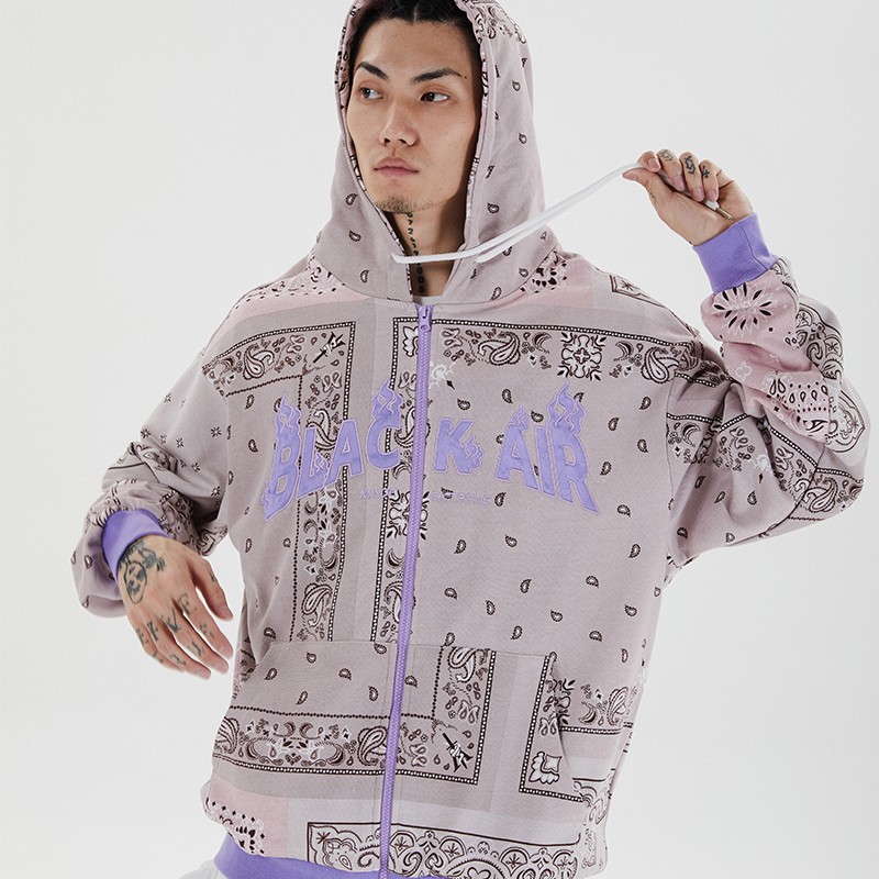 Aolamegs Men Zipper Hoodies Vintage Totems Letter Embroidery Streetwear Casual Baggy Allmatch Autumn Hooded Sweatshirt Coat men 201020