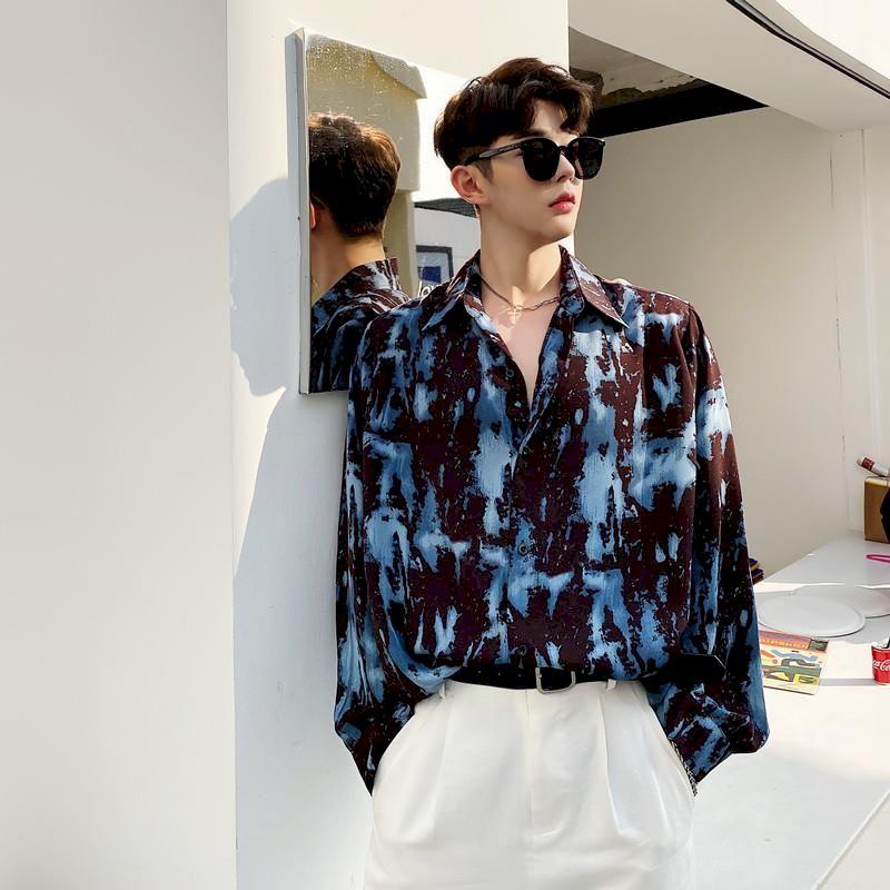 Men's Casual Shirts Hawaiian Shirt Men Cardigan Spring Autumn Loose Korean Streetwear Fashion High Street Chic Aesthetic Male Clothes, Blue
Men's Casual Shirts Hawaiian Shirt Men Cardigan Spring Autumn Loose Korean Streetwear Fashion High Street Chic Aesthetic Male Clothes, Blue