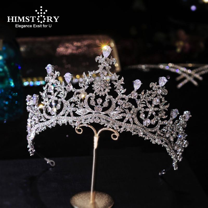 Hair Clips & Barrettes HIMSTORY European Rhinestone Crystal Cubic Zirconia Flower Bridal Tiara Princess Crown Wedding Accessories Women Jewe
Hair Clips & Barrettes HIMSTORY European Rhinestone Crystal Cubic Zirconia Flower Bridal Tiara Princess Crown Wedding Accessories Women Jewe