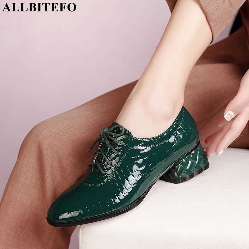 ALLBITEFO autumn/spring genuine leather low-heeled comfortable women heels shoes thick heels party women shoes high heel shoes 210611, As picture
ALLBITEFO autumn/spring genuine leather low-heeled comfortable women heels shoes thick heels party women shoes high heel shoes 210611, As picture