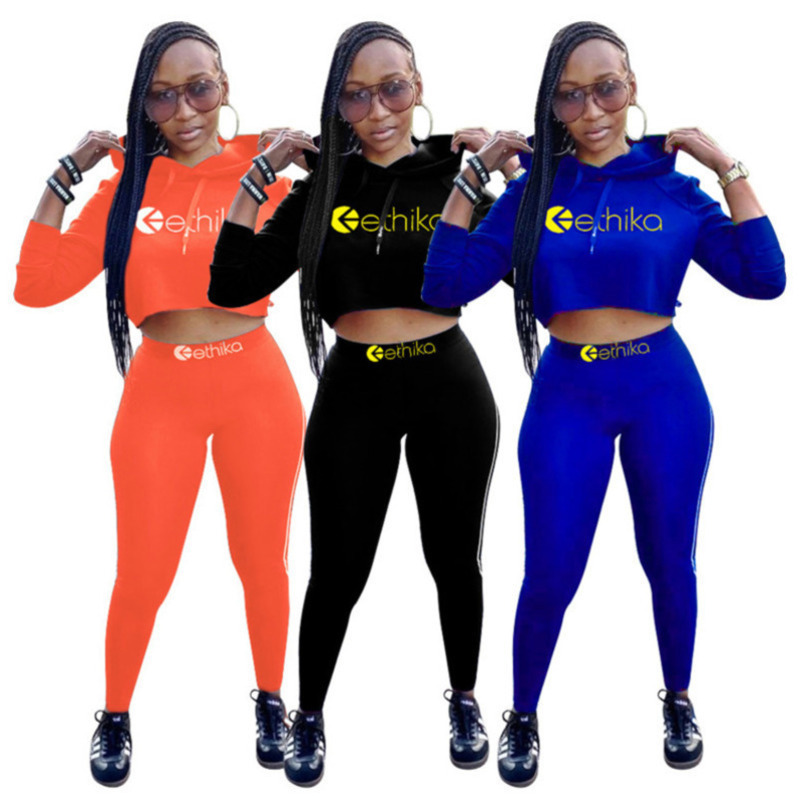 2021 Women Tracksuits Ethika Set Outfits Long Sleeve Print Hoodie Pencil Pants Casual Jogger Suit Ladies Fashion Sportswear, Gray
2021 Women Tracksuits Ethika Set Outfits Long Sleeve Print Hoodie Pencil Pants Casual Jogger Suit Ladies Fashion Sportswear, Gray
