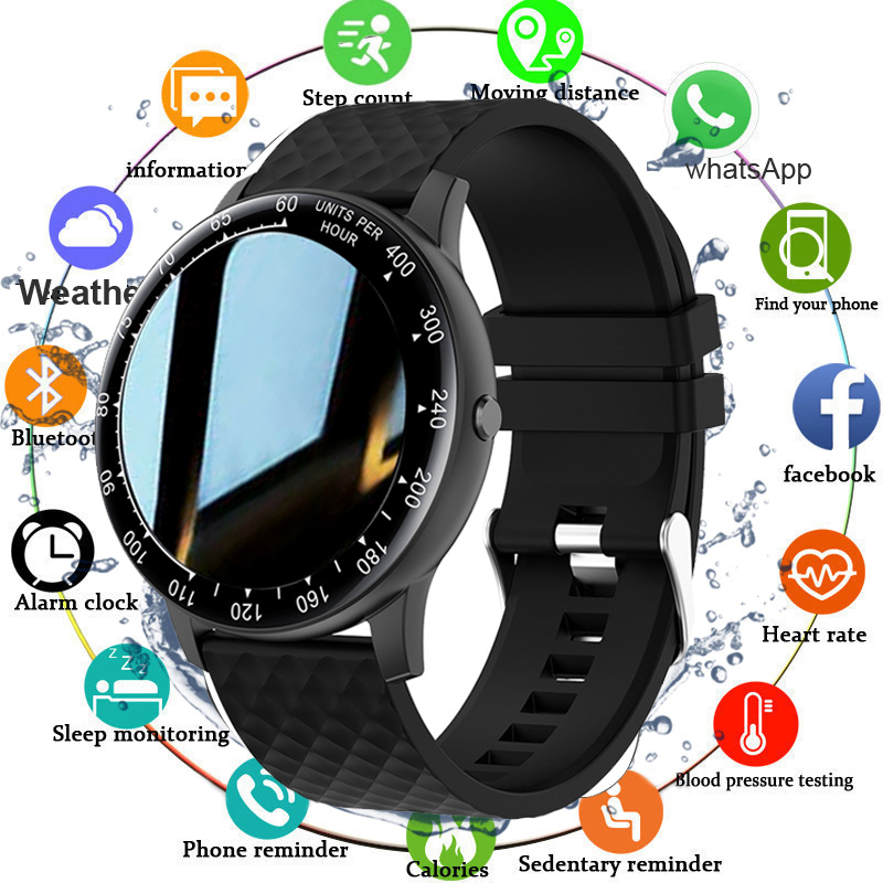 2021 Smart Watch Men Blood Pressure/Hear Rate Monitor Fitness Tracker Clock IP68 Waterproof Smartwatch Women For Xiaomi Iphoneg, H30 black
2021 Smart Watch Men Blood Pressure/Hear Rate Monitor Fitness Tracker Clock IP68 Waterproof Smartwatch Women For Xiaomi Iphoneg, H30 black