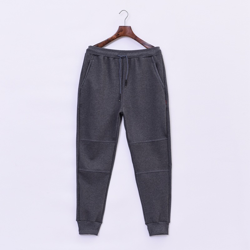 Men Big Size Solid Sweatpants Spring Elastic Narrow Feet Stretch Pants Loose Plus Size Casual Cotton Jogger Trousers 5XL 6XL 7XL 201118