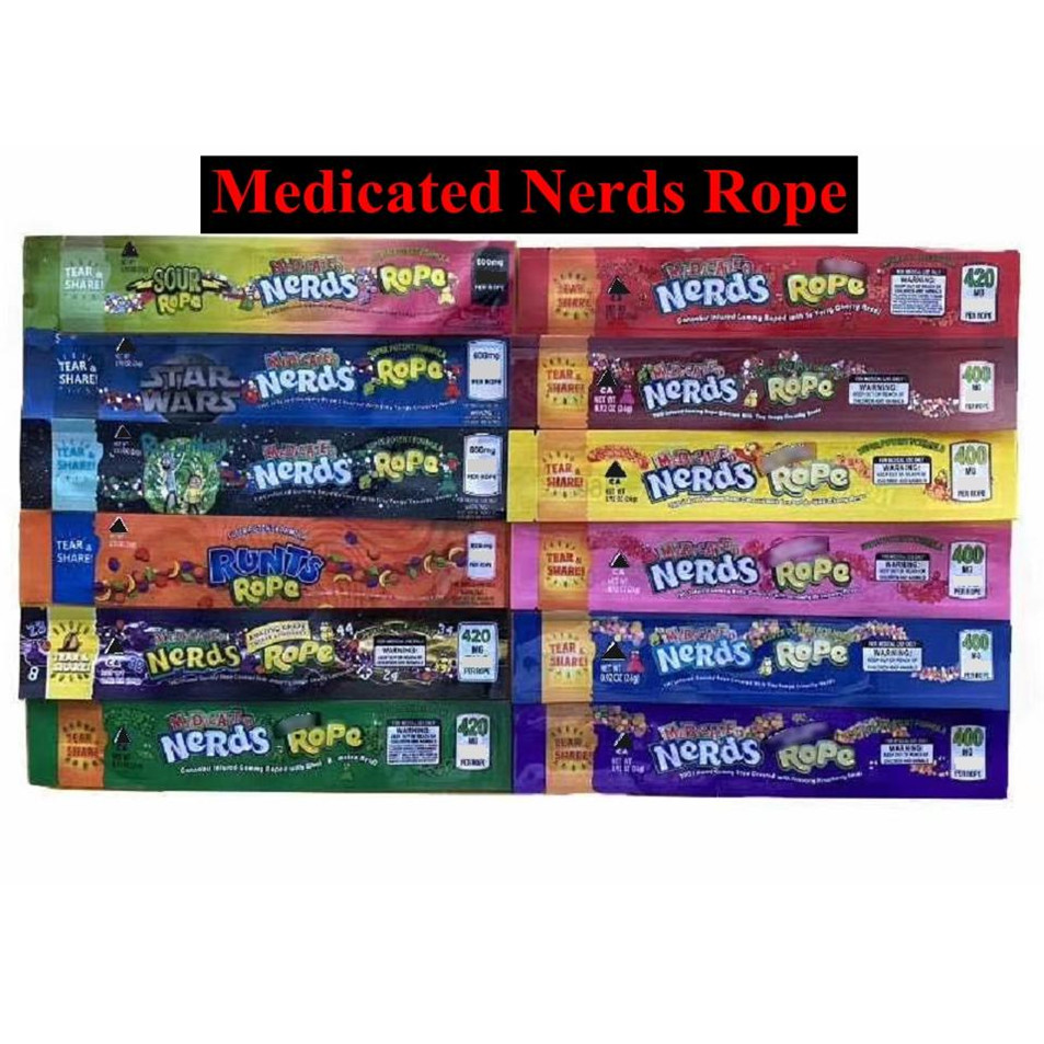 medicated nerd ropes 400 420 600mg medicated candy Mylar Bags Empty edible Packaging Gummy bags Three edge-sealing bag foil Food package DHL
medicated nerd ropes 400 420 600mg medicated candy Mylar Bags Empty edible Packaging Gummy bags Three edge-sealing bag foil Food package DHL
