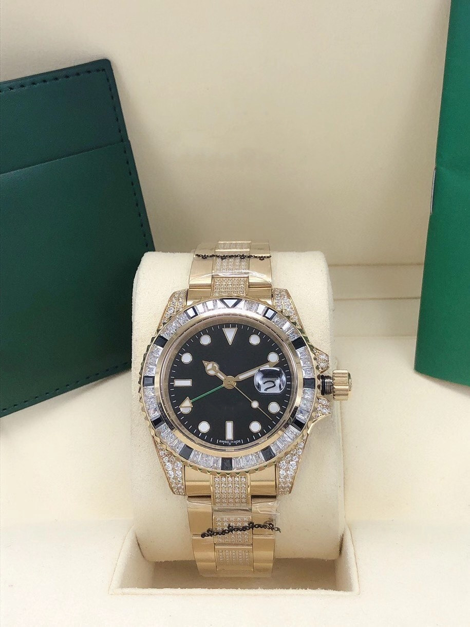Newest Style Mens Watch Automatic Men's Mechanical Movement Ceramic Bezel Watches Diamond Bracelet Stainless Steel Man Wristwatches, Sapphire
Newest Style Mens Watch Automatic Men's Mechanical Movement Ceramic Bezel Watches Diamond Bracelet Stainless Steel Man Wristwatches, Sapphire