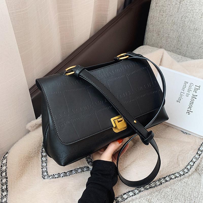Unusual Bag Brand Original Design 2021 Fashion Retro Shoulder Bag Handbag Underarm, Black
Unusual Bag Brand Original Design 2021 Fashion Retro Shoulder Bag Handbag Underarm, Black