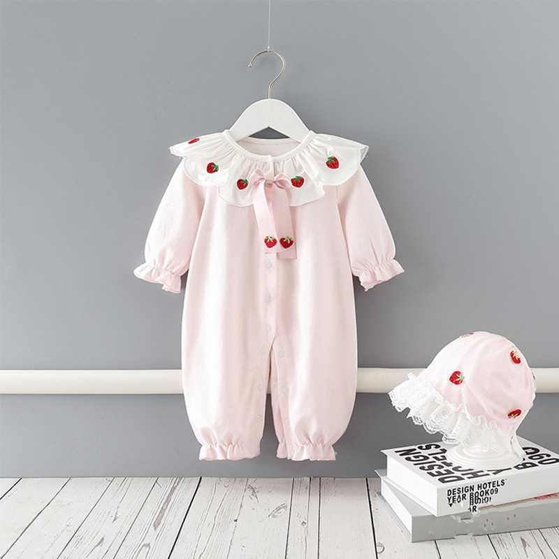born Infant Baby Girls Cotton Rompers Embroidery Jumpsuit baby girl spring clothes 0-2Y 210722, Pink
born Infant Baby Girls Cotton Rompers Embroidery Jumpsuit baby girl spring clothes 0-2Y 210722, Pink