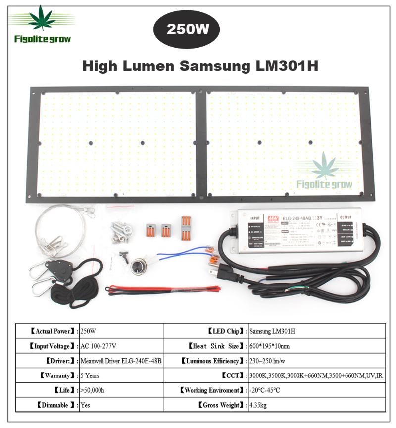 Superbright Samsung LM301H Dimmable 120W 240W 3000K/3500K 660nm UV IR Led Grow Light V3 Quantum Board with Meanwell Driver
Superbright Samsung LM301H Dimmable 120W 240W 3000K/3500K 660nm UV IR Led Grow Light V3 Quantum Board with Meanwell Driver