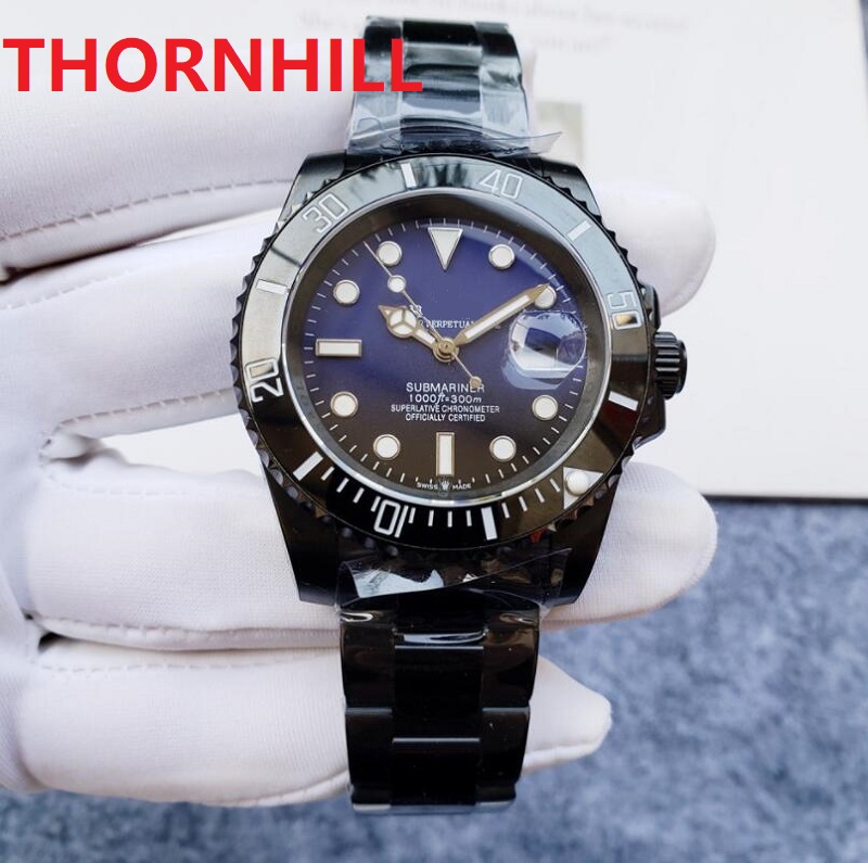 5A Mens Automatic Mechanical Watches 40mm 904L Stainless Steel Sapphire Mirror Time Chain All Dark Black Blue Color Bracelet Wristwatch 5ATM waterproof super gifts, As pic 
5A Mens Automatic Mechanical Watches 40mm 904L Stainless Steel Sapphire Mirror Time Chain All Dark Black Blue Color Bracelet Wristwatch 5ATM waterproof super gifts, As pic