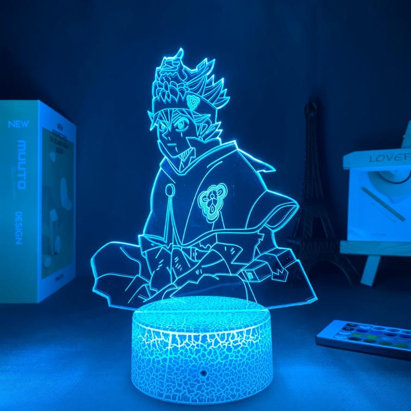 Night Lights Led Panel Anime Figure Black Clover 3D Lamp Valentines Day Gift Cute Room Decor With Sensor
Night Lights Led Panel Anime Figure Black Clover 3D Lamp Valentines Day Gift Cute Room Decor With Sensor