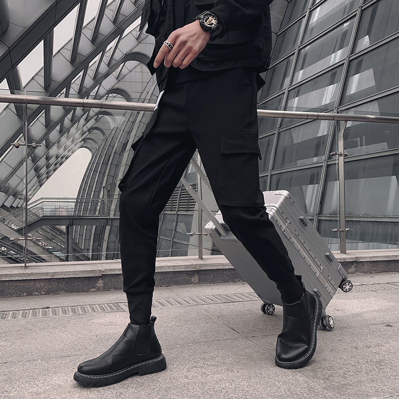 New Venda Quente Lado e Bolso Decorao Hip Hop Harem Roupas Masculinas 2021 Primavera Vero Magro Ajuste Casual Joggers Calas Preto 1jeu, Black
New Venda Quente Lado e Bolso Decorao Hip Hop Harem Roupas Masculinas 2021 Primavera Vero Magro Ajuste Casual Joggers Calas Preto 1jeu, Black