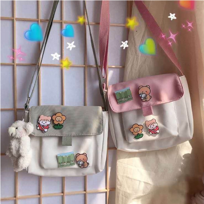 Shopping Bags Women Sweet Kawaii Printed Canvas Leisure Daily Shop Bag Crossbody Purse New
Shopping Bags Women Sweet Kawaii Printed Canvas Leisure Daily Shop Bag Crossbody Purse New