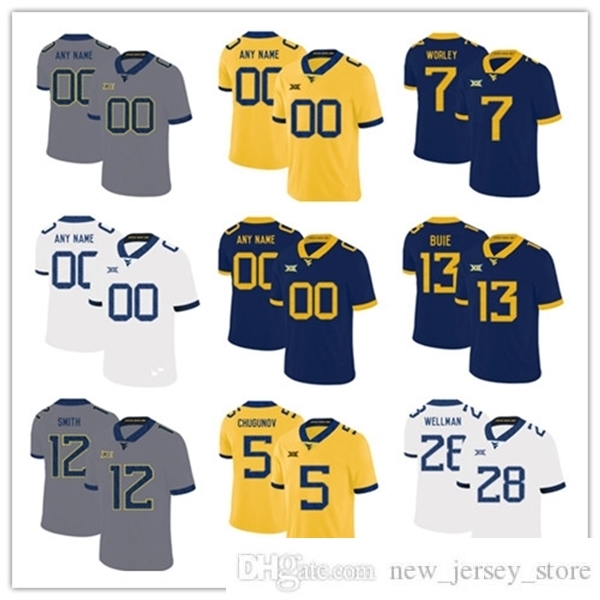 2019 2020 New Custom West Virginia Mountaineers WVU Football Jersey Any Name 7 Grier 4 Leddie Brown 8 Kwantel Raines 32 Martell Pettaway, Black
2019 2020 New Custom West Virginia Mountaineers WVU Football Jersey Any Name 7 Grier 4 Leddie Brown 8 Kwantel Raines 32 Martell Pettaway, Black