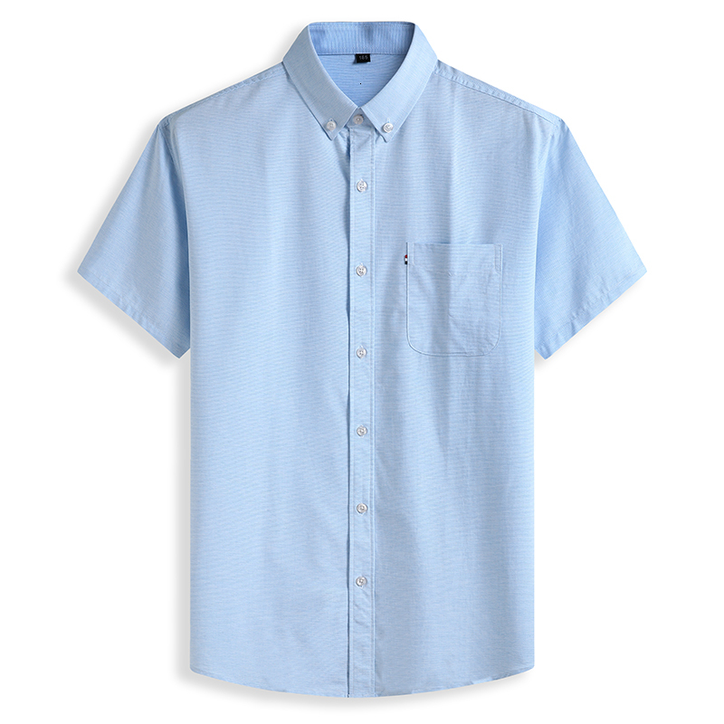 2021 New You'll See Short Sleeves Pure Male Cotton Soild Color Men's Shirts Thin Formal Deals Loose Plus Size 8xl Clothes C0ut, Blue
2021 New You'll See Short Sleeves Pure Male Cotton Soild Color Men's Shirts Thin Formal Deals Loose Plus Size 8xl Clothes C0ut, Blue