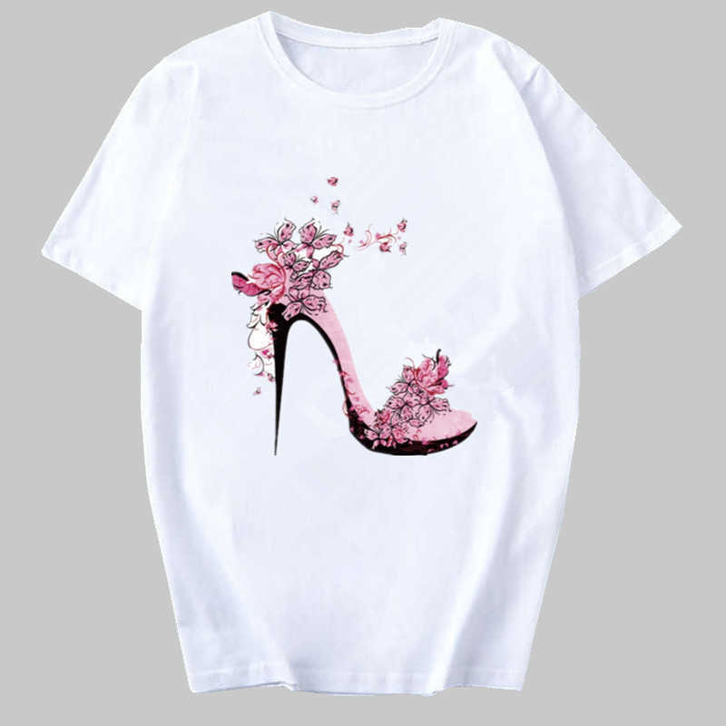 Women 2020 Summer Short Sleeve Floral Shoe Fashion Lady T-shirts Top T Shirt Ladies Womens Graphic Female Tee T-Shirt X0527, T shirt women xz003
Women 2020 Summer Short Sleeve Floral Shoe Fashion Lady T-shirts Top T Shirt Ladies Womens Graphic Female Tee T-Shirt X0527, T shirt women xz003