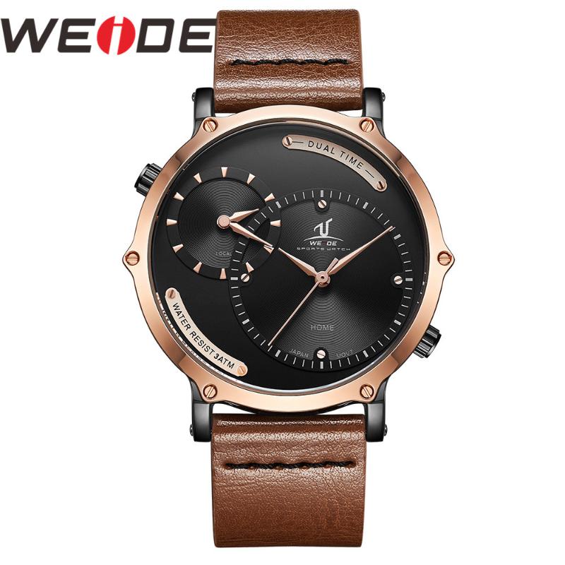 Wristwatches WEIDE Men Watch Leather Strap Casual Sports Quartz Montre Hommbre Movement Complete Calendar Watches Military, Uv1801-5c
Wristwatches WEIDE Men Watch Leather Strap Casual Sports Quartz Montre Hommbre Movement Complete Calendar Watches Military, Uv1801-5c