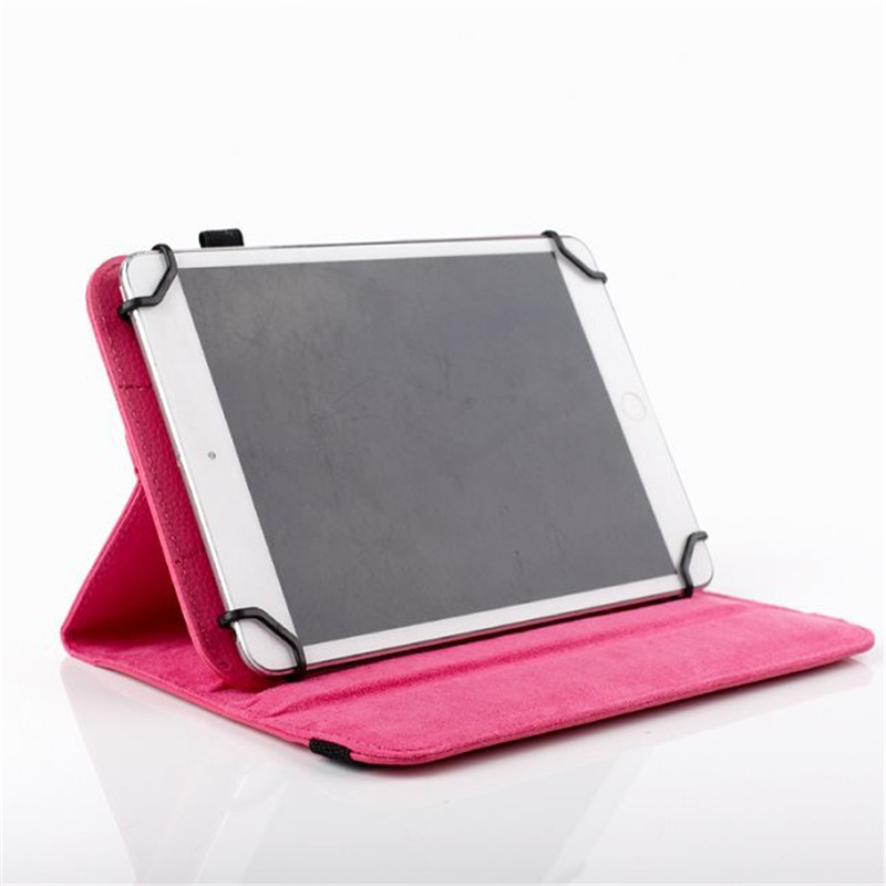 7 8 inch Universal 360 Degree Rotate PU Leather Protective Case Cover For Tablet PC Flip Cases Built-in Card Buckle Stand