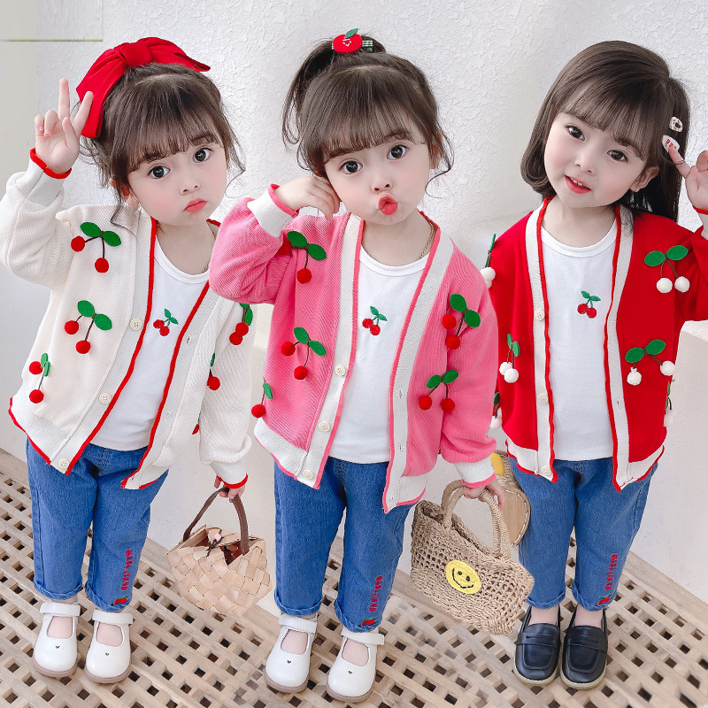 Baby Girls Clothing Sets 2022 Spring Autumn Kids Cardigan Coat +T Shirt +Pants Children Infant Cotton Clothes Outfit, Red
Baby Girls Clothing Sets 2022 Spring Autumn Kids Cardigan Coat +T Shirt +Pants Children Infant Cotton Clothes Outfit, Red
