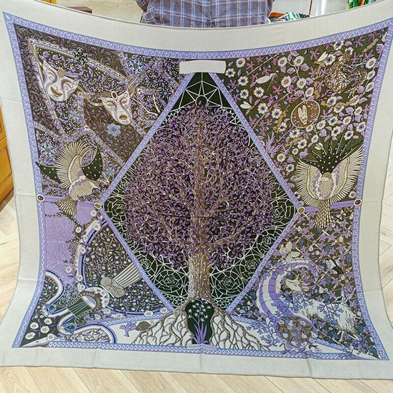 Scarves 70% Cashmere 30% Silk Scarf Women Fashion Big Tree Flower Shawl Stole Head Neck Kerchief Bandana 135*135cm
Scarves 70% Cashmere 30% Silk Scarf Women Fashion Big Tree Flower Shawl Stole Head Neck Kerchief Bandana 135*135cm