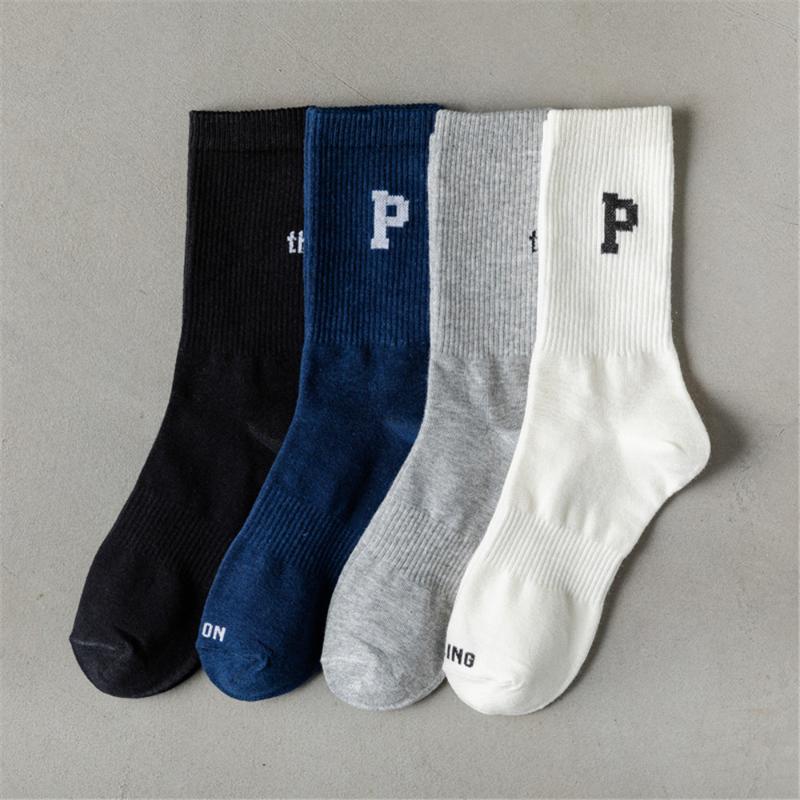 Men's Socks Solid Color Cotton Men Letter Casual Sports Breathable Autumn Winter Knitted Comfortable WOmen Male Unisex, Black
Men's Socks Solid Color Cotton Men Letter Casual Sports Breathable Autumn Winter Knitted Comfortable WOmen Male Unisex, Black