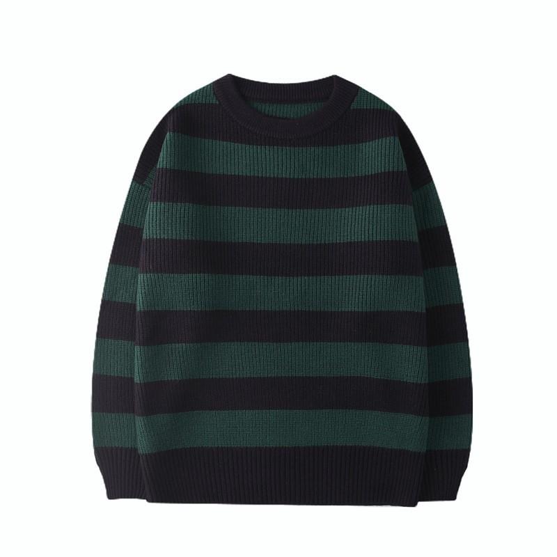 Men's Sweaters 2021 Autumn Vintage Knitted Sweater Women Harajuku Casual Cotton Pullover Tate Langdon Same Style Green Striped Tops
Men's Sweaters 2021 Autumn Vintage Knitted Sweater Women Harajuku Casual Cotton Pullover Tate Langdon Same Style Green Striped Tops
