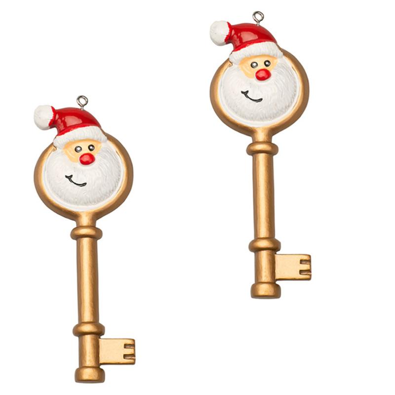 Party Favor 2Pcs Resin Festival Key Pendant Cartoon Hanging Decor Xmas Supply (Golden)
Party Favor 2Pcs Resin Festival Key Pendant Cartoon Hanging Decor Xmas Supply (Golden)