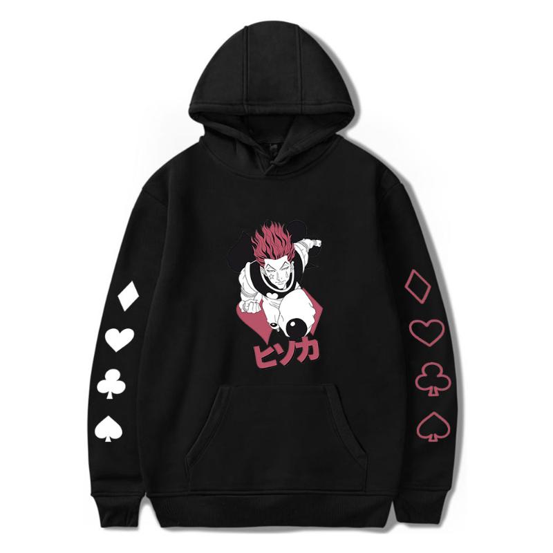 Men's Hoodies & Sweatshirts X Men/women Fashion Streetwear Harajuku Hisoka Sweatshirt Casual Hooded Men Full Print Regular Tops