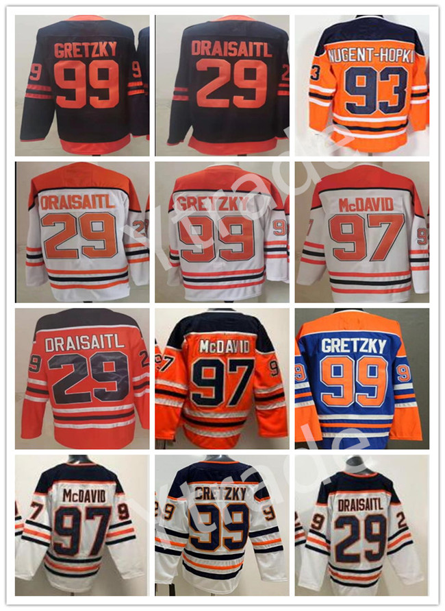 Third Blue Hockey 97 Connor McDavid Jersey 99 Wayne Gretzky 29 Leon Draisaitl 93 Ryan Nugent-Hopkins Stitch Team Blue White Orange Reverse Retro Sport Uniform, As pic
Third Blue Hockey 97 Connor McDavid Jersey 99 Wayne Gretzky 29 Leon Draisaitl 93 Ryan Nugent-Hopkins Stitch Team Blue White Orange Reverse Retro Sport Uniform, As pic