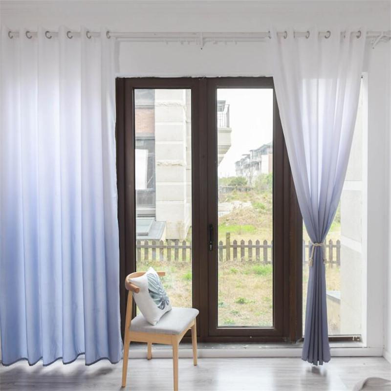 Modern Gradient Color Window Tulle Curtains For Living Room Bedroom Voile Curtains Hotel Decoration Blue Sheer, Rose red
Modern Gradient Color Window Tulle Curtains For Living Room Bedroom Voile Curtains Hotel Decoration Blue Sheer, Rose red