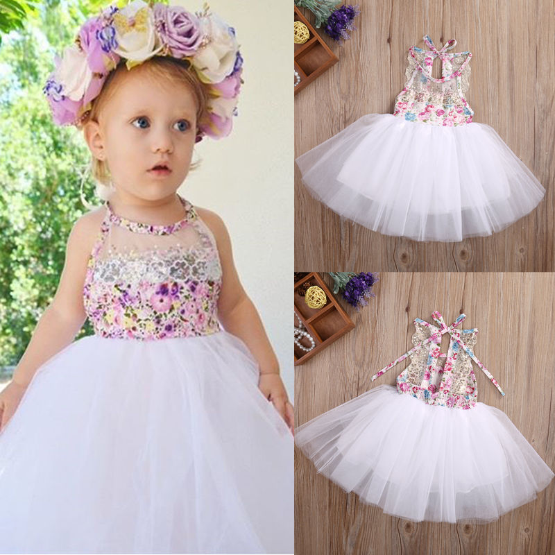 Fashion Kids Dress Girls Tulle Tutu Floral Lace Dress Baby Girl Party Wedding Gown Formal Dress Toddler Sundress Newborn Clothes, White
Fashion Kids Dress Girls Tulle Tutu Floral Lace Dress Baby Girl Party Wedding Gown Formal Dress Toddler Sundress Newborn Clothes, White