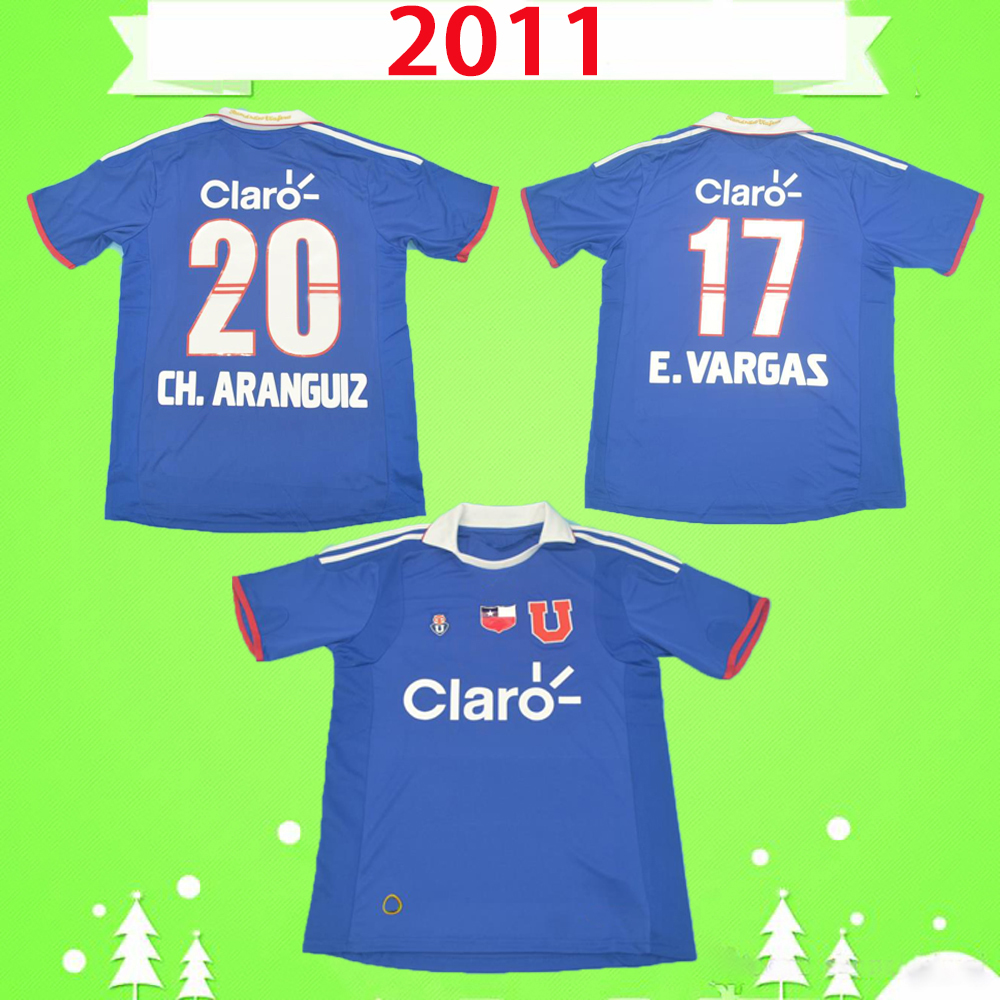 Universidad de chile retro 2011 soccer jerseys home blue Rivarola Henriquez E.Vargas classic P.García football shirts vintage RODRIGUEZV
Universidad de chile retro 2011 soccer jerseys home blue Rivarola Henriquez E.Vargas classic P.García football shirts vintage RODRIGUEZV