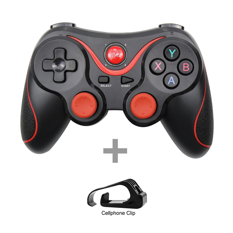 Game Controller Wireless Terios T3/X3 For PS3/Android Smartphone Tablet PC With Remote Bluetooth-compatible + TV Box Holder T3