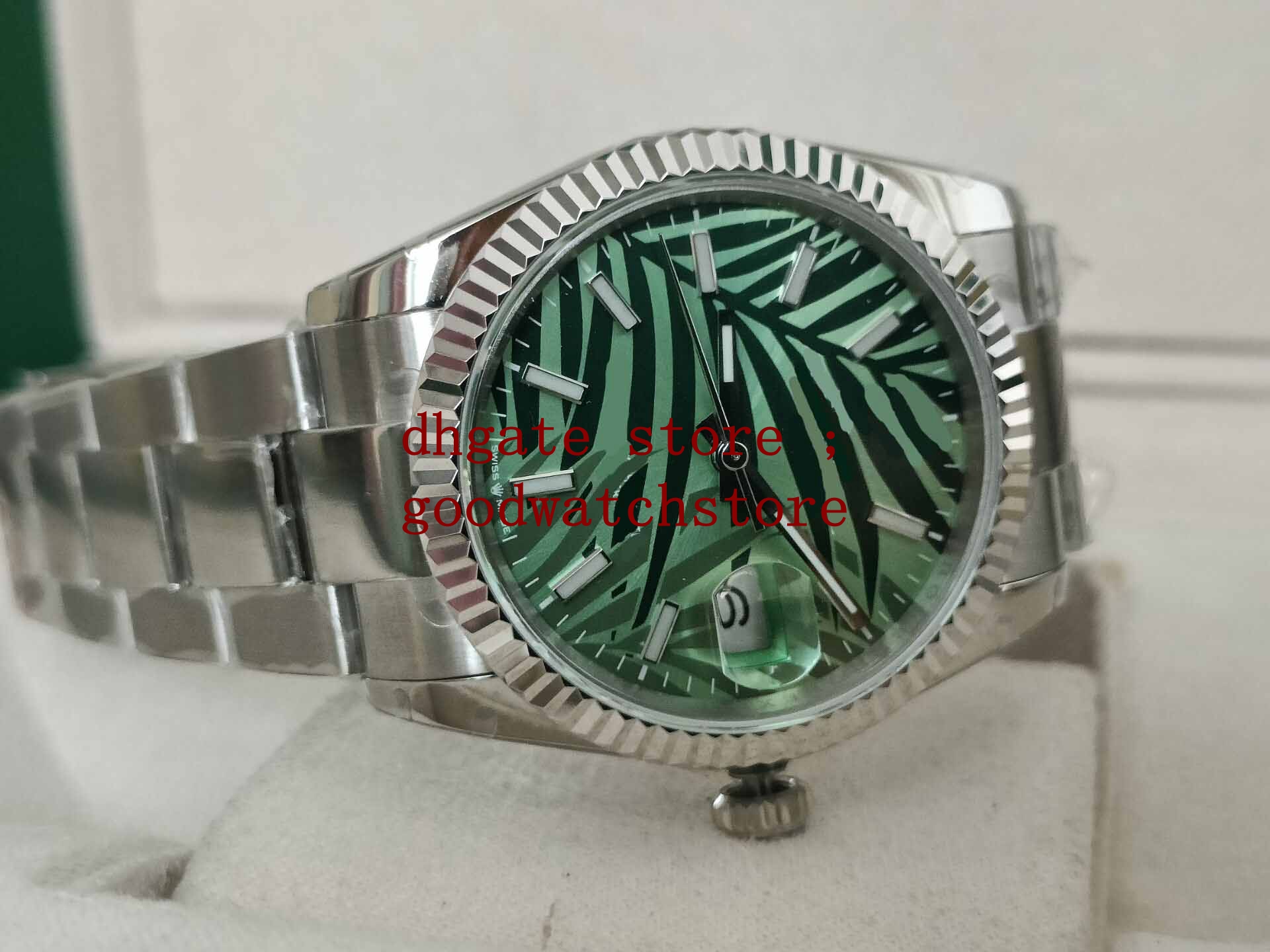 box luxury Mens jubilee bracelet Wristwatches mechanical Classic BP Factory DAY Cal.2813 36mm Stainless 316L Markers Men's Olive green Dial Watches
box luxury Mens jubilee bracelet Wristwatches mechanical Classic BP Factory DAY Cal.2813 36mm Stainless 316L Markers Men's Olive green Dial Watches