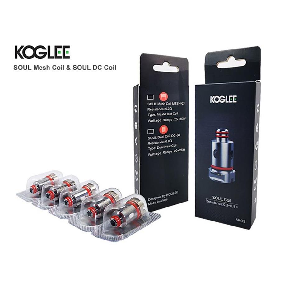 Original KOGLEE SOUL COIL HEAD VAPE REPLACEMENT VAPOR CORES Compatible with RPM series pocket pod In stock a08 a10
Original KOGLEE SOUL COIL HEAD VAPE REPLACEMENT VAPOR CORES Compatible with RPM series pocket pod In stock a08 a10