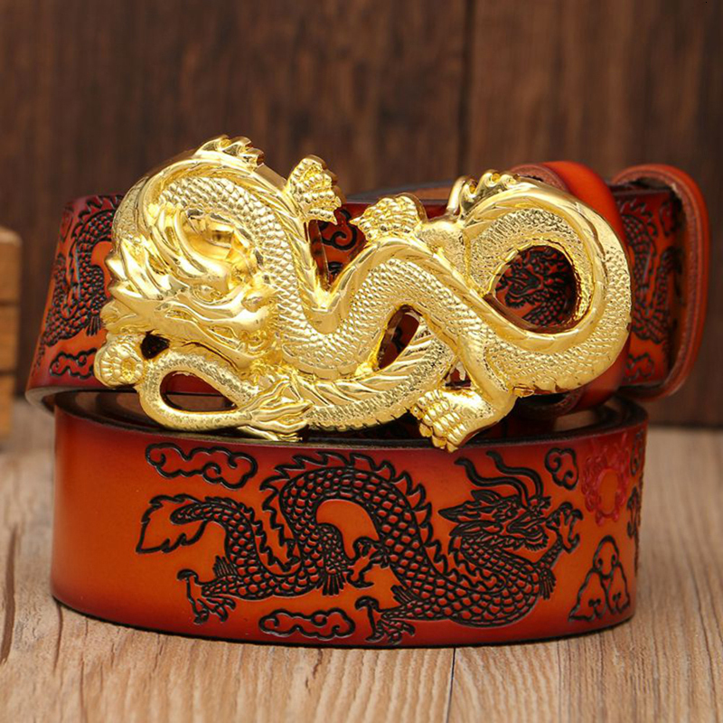 2021 New Fashion Genuine Leather Men Buckle Article Male Dragon Pattern Leisure Cwo Strap Waist Belt Jedb, Black
2021 New Fashion Genuine Leather Men Buckle Article Male Dragon Pattern Leisure Cwo Strap Waist Belt Jedb, Black