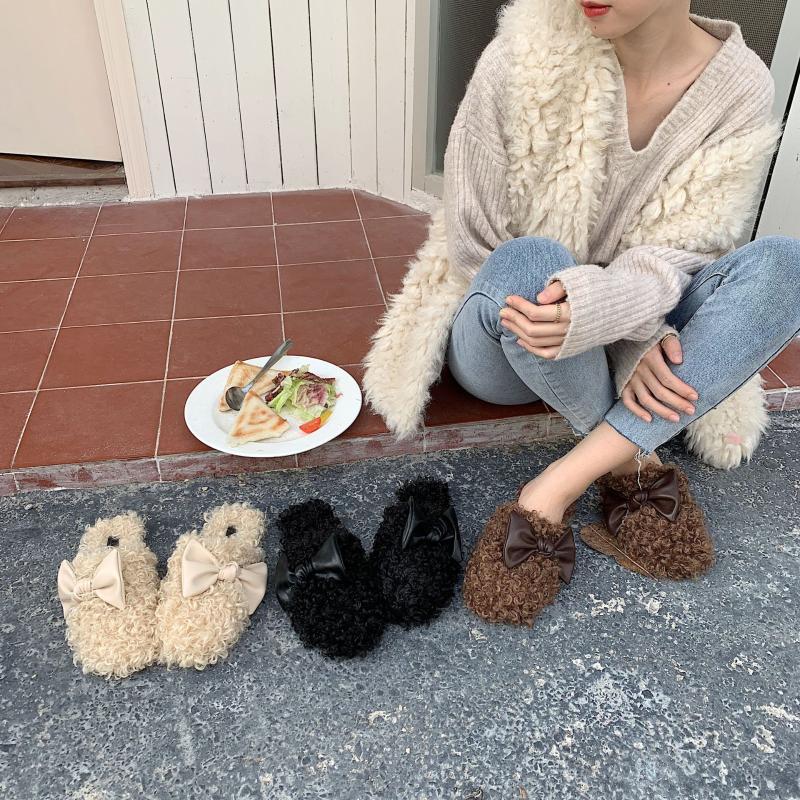 Fur Shoes Slippers Casual Winter Footwear Slides Shallow Flock Plush Luxury Flat Massage Fashion Rubber Hoof Heels Basic Fabric
Fur Shoes Slippers Casual Winter Footwear Slides Shallow Flock Plush Luxury Flat Massage Fashion Rubber Hoof Heels Basic Fabric