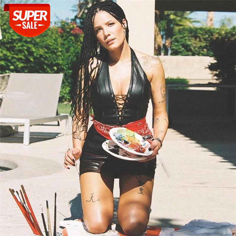 fashion punk black leather hollwo crop tops womens camisole 2019 summer fashion stretch tees Slim Soft leather tank tops #kY4R, White
fashion punk black leather hollwo crop tops womens camisole 2019 summer fashion stretch tees Slim Soft leather tank tops #kY4R, White