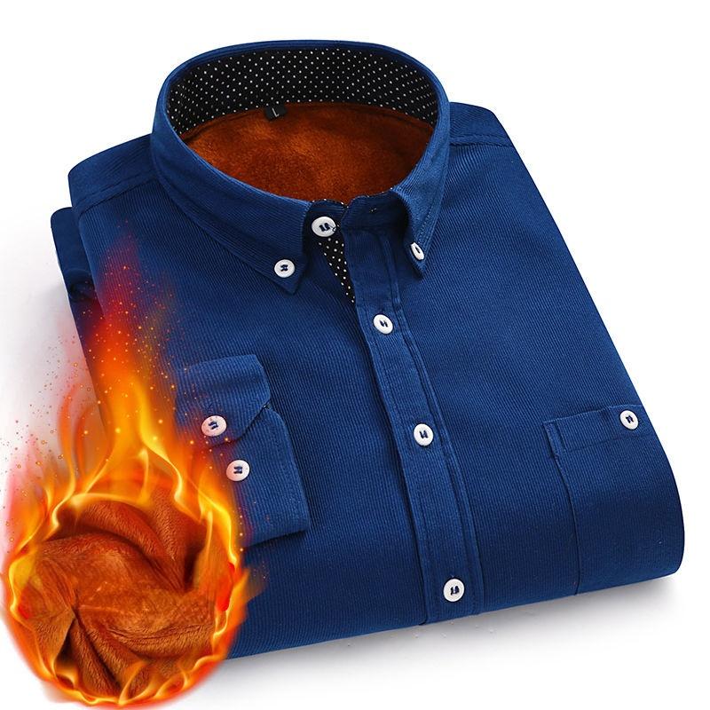Men's Casual Shirts Classic Style Solid Men Shirt Long Sleeve Comfortable Plus Velvet Thick Breathable Clothing Y225, Red
Men's Casual Shirts Classic Style Solid Men Shirt Long Sleeve Comfortable Plus Velvet Thick Breathable Clothing Y225, Red