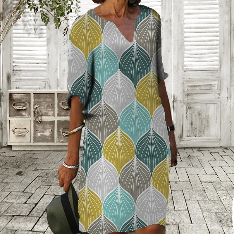 Casual Dresses Harajuku Flower Printed Summer Fashion Women's Clothing Loose Plus Size Robes V-Neck Half Sleeve Elegant Dress, Black;gray
Casual Dresses Harajuku Flower Printed Summer Fashion Women's Clothing Loose Plus Size Robes V-Neck Half Sleeve Elegant Dress, Black;gray