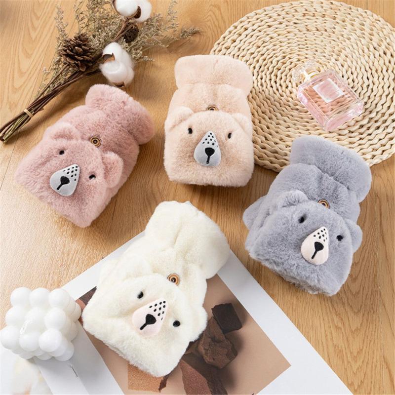Five Fingers Gloves Fashion Cute Winter Animal Ear Fur Plush Mittens Thicken Warm Soft, Blue;gray
Five Fingers Gloves Fashion Cute Winter Animal Ear Fur Plush Mittens Thicken Warm Soft, Blue;gray